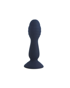 House Of Dasein Colourful Silicone Butt Plug Beads Suction Cup Anal Trainer Beginners - Black - Style B