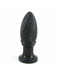 House Of Dasein Thread Huge Anal Dildo Silicone Butt Plug Dong Suction Cup - Black