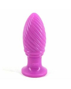 House Of Dasein Thread Huge Anal Dildo Silicone Butt Plug Dong Suction Cup - Purple