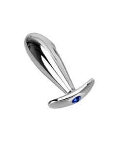 House Of Dasein Metal Jewel Rhinestone Butt Plug Masturbation Anal Fetish Bdsm - Blue