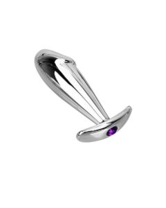 House Of Dasein Metal Jewel Rhinestone Butt Plug Masturbation Anal Fetish Bdsm - Purple