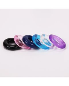 House Of Dasein 6Pcs Set Stretchy Silicone Cock Delay Ejaculation Penis Rings Men