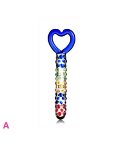 House Of Dasein 12 Styles Dildo Smooth Glass Anal Beads Double Ended Dong Butt Plug - Style A