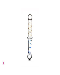 House Of Dasein 12 Styles Dildo Smooth Glass Anal Beads Double Ended Dong Butt Plug - Style I