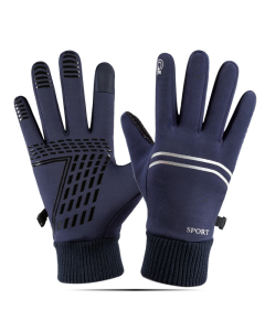 Hod Health & Home Waterproof Touch Screen Cycling Outdoor Sports Gloves - Blue