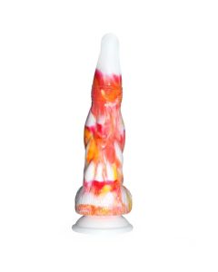 House Of Dasein Kuineo 228 Fantasy Beast Mythical Advanced Dildo Men Women - White-Red - 25.0Cm - Flame