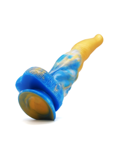 House Of Dasein Kuineo 228 Fantasy Beast Mythical Advanced Dildo Men Women - Light Blue-Yellow - 25.0Cm - Taurus