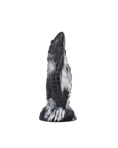 House Of Dasein Black Tortoise 2108 Fantasy Beast Mythical Advanced Dildo Men Women - Black-White - 19Cm - Aurora
