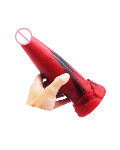 House Of Dasein Whale 211 Fantasy Beast Mythical Advanced Dildo Men Women - Red - 23.5Cm