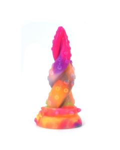 House Of Dasein Yellow Dragon 266 Fantasy Beast Mythical Advanced Dildo Men Women - Multi-Colour - 19.0Cm - Rainbow
