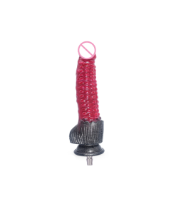 House Of Dasein Red And Black Vac U Lock Dildos Sex Machine Attachments - Style 7