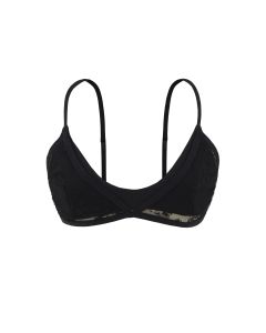 House Of Dasein Lace Back Thin Design For Women - Black - M