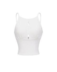 House Of Dasein Hollow Vest Lingerie For Women - White - S