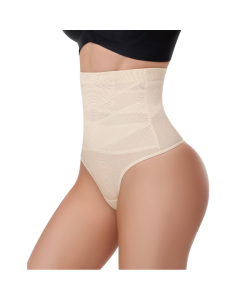 House Of Dasein Fashionable Lightweight High Waisted Shaping Plus Size Underwear For Women With Tummy Control Cinching Butt Lifting And Body Sculpting Effect - Skin Tone - M