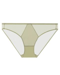 House Of Dasein Sexy Women's Underwear French Ultra-Thin Seamless Plus Size Panties With Cotton Crotch Lifting Low Waist Triangle Briefs - Light Green - Xxl