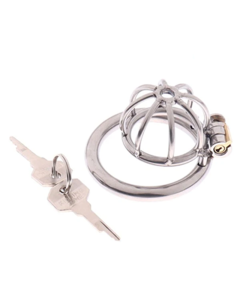 House Of Dasein Stainless Steel Male Chastity Cage With 50Mm Ring