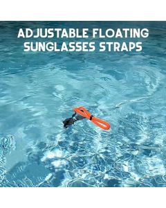 4-Pack Floating Sunglasses Strap - Foam Floating Eyeglass Retainer for Outdoor Sports - Adjustable Elastic Glasses Holder for Kayaking Rafting Boating - Pink + Yellow + Green + Black (4-Pack Mixed Colors)