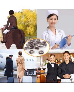 20 Pcs Hair Nets for Women Bun,Invisible Hair Nets Elastic Edge Mesh (Coffee)