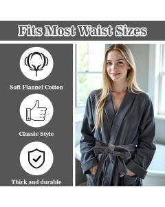 67 Inch Robe Tie Replacement, Reusable & Easy to Clean Robe Belt Replacement for Travel Hotel Home Women Men (Dark Gray)