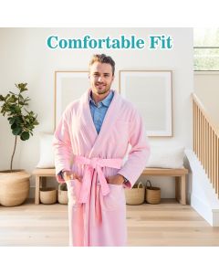 Reusable Robe Belt, 66.9 in Robe Tie for Unisex, Travel Home Hotel Spa, Sleep, (Pink, Adjustable)