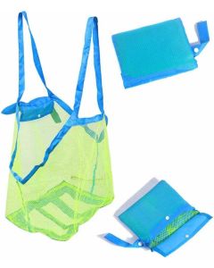 Mesh Extra Large Beach Bags and Totes - Holds Toys, Towels, Sand Away - For Children's Toys, Market, Grocery, Picnic