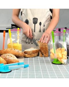 Baggy Rack -（8 colors）,Food Storage Bags Clip, For Food Prep Bag/Plastic Freezer Bag/Ziploc Bag Holder Stand,Meal Planning/prep Bag Holders.