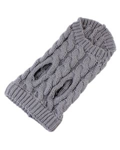 Pet Dog Sweater Pet Turtleneck Knitting Sweater Winter Warmer Clothes Pet Pullover Knitwear - Pink
