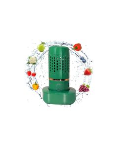 Portable Fruit and Vegetable Cleaning Machine Rechargeable Food Washing Purifier Vegetable Washer -Dark Blue