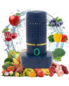 Portable Fruit and Vegetable Cleaning Machine Rechargeable Food Washing Purifier Vegetable Washer -Green
