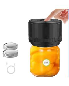 Electric Mason Jar Vacuum Sealer Kit for Food Storage and Preservation