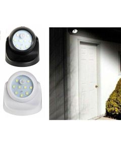 Set of 2Pcs Rotatable Battery Operated Motion Sensor Light -White