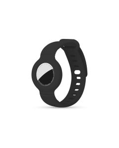 Silicone Airtag Wristband White