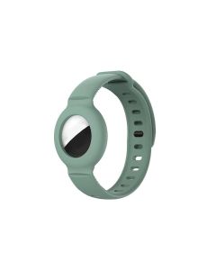 Silicone Airtag Wristband Black