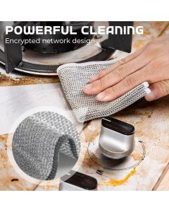 5 PCS Multipurpose Wire Dishwashing Rags for Wet and Dry