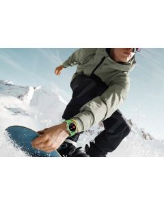 Smart Watch 1.43-Inch Fitness Watch with 24H Heart Rate Blood Pressure Blood Oxygen Female Physiological Flashlight Activity Tracker-Green