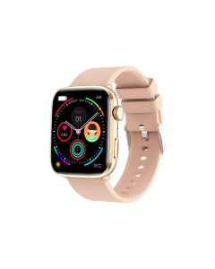 Smart Watch 1.85-Inch Fitness Watch with Heart Rate Noninvasive Blood Sugar Monitor HRV Detection Body Temperature SOS Call Activity Tracker-Yellow