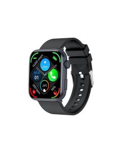 Smart Watch 1.85-Inch Fitness Watch with Heart Rate Noninvasive Blood Sugar Monitor HRV Detection Body Temperature SOS Call Activity Tracker-Blue