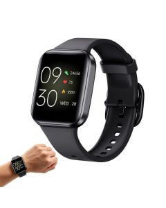 Smart Watch Fitness Tracker Heart Rate 25 Sport Modes for Men Women-Black