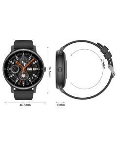 Smart Watches for Men Bluetooth Call Military Smart Watch with Heart Rate Sleep Monitor-Black