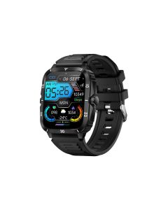 Smart Watch Fitness Tracker with Call Function 100 Sport Modes Heart Rate Sleep Monitor-Black