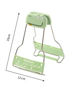 Adjustable-angle heat-resistant tongs, kitchen heat-resistant bowl tongs, silicone non-slip bowl tongs, stainless steel multi-purpose household tray lifter, multi-purpose kitchen tray lifter