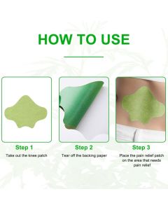 Mugwort Cervical Heat Patches: Herbal Patches for Neck and Shoulder Stiffness and Soreness in “Text Neck” Sufferers (48 pcs/4 boxes)