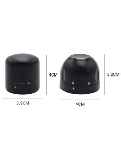 4Pcs Wine Stopper Set (2 Red Wine Stoppers + 2 Champagne Stoppers), Rotatable Lock Design with Food-Grade Silicone
