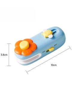 Flower Mini Magnetic Sealer, Handheld Rechargeable 2-in-1 Bag Sealing & Cutter Machine for Snack Packaging—Green