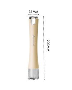 Ice Muddler, Fruit Crushing Muddler for Homemade Milk Tea & Lemon Drinks—Yellow