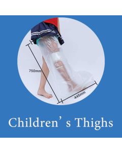 Kids Thigh Leg Waterproof Cast Cover Shower Bandage Protector Child Broken Leg Knee Wound Bath Sleeve