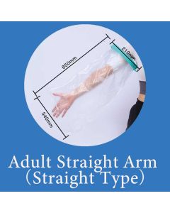 Adult Straight Full Arm Waterproof Cast Cover Shower Bandage Protector Broken Arm Elbow Shoulder Wound Bath Sleeve