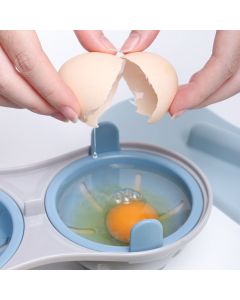 Microwave Egg Poacher – Egg Steamer Cooking Tool – Orange