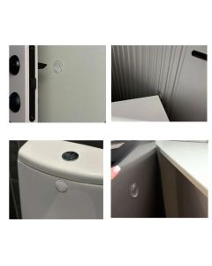 Silicone anti-collision bumpers for door handles and refrigerators.