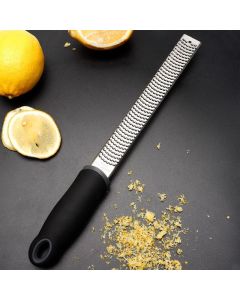 Stainless Steel Lemon Zester, Cheese Grater for Lime, Cheese, Dishwasher Safe